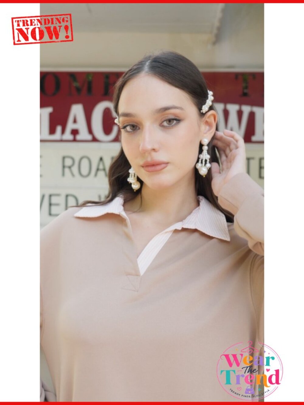 Oversized Sweatshirt Dress Long Sleeve Mini Ribbed Knit Casual - Picture 6 of 6